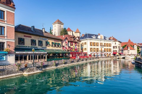 Old buildings at Canal in the downtown