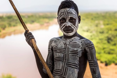 Boy from the Karo tribe