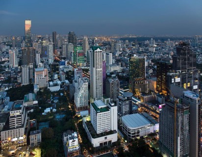 View from Lebua State Tower on skyscrapers