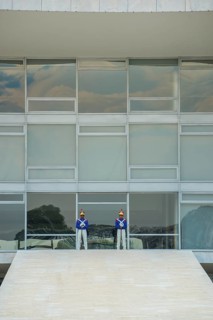 Presidential Guard in front of the Palacio do Planalto