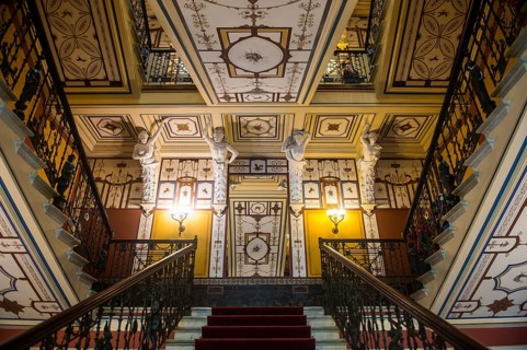 Staircase in the Achilleion palace