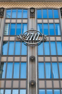 Facade with logo of Perfume 4711 Echt Kolnisch Wasser