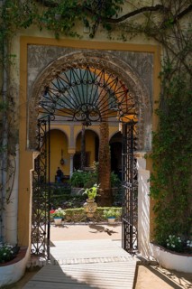 Decorated door