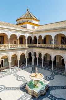Inner courtyard with fountain