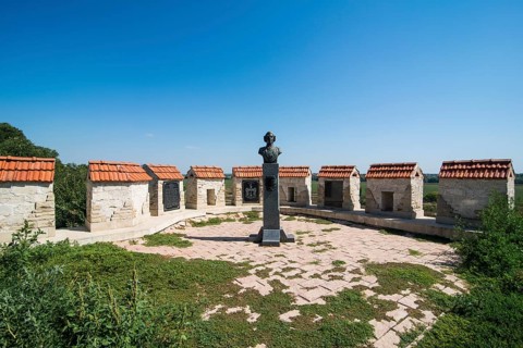 Muenchhausen monument in the Bender fortress