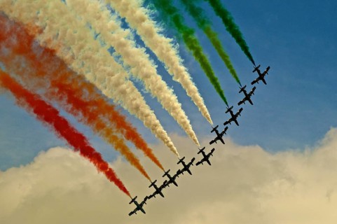 Aerobatic squadron Frecce Tricolori