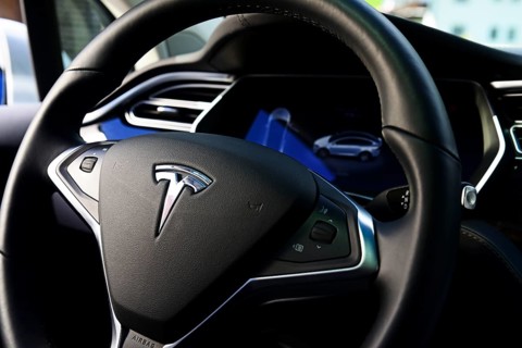 Dashboard with steering wheel
