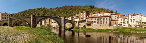 Bridge on the Allier river