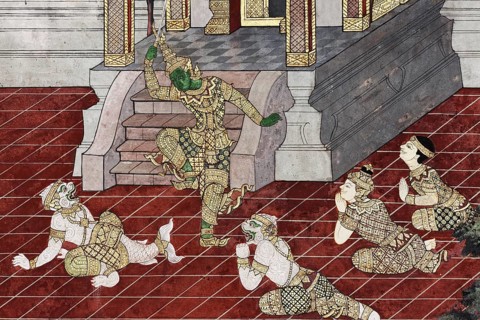 King Rama and Monkey Warrior