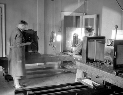 Industrial photographer around 1950