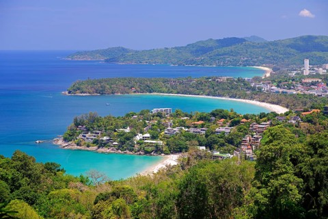 View of Karon and Patong Beach from Karon Viewpoint