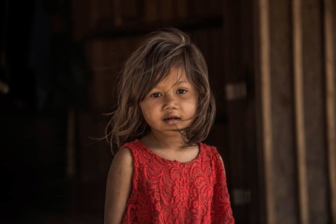 Native little girl