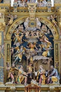 Adoration of the shepherds in the high altar