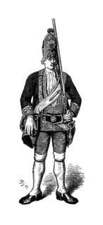 Grenadier Henrichsohn from Norway from the Great Guard of Friedrich Wilhelm I. painted by Johann Christof Merk