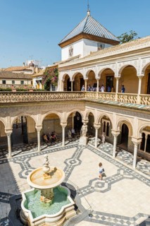 Inner courtyard with fountain