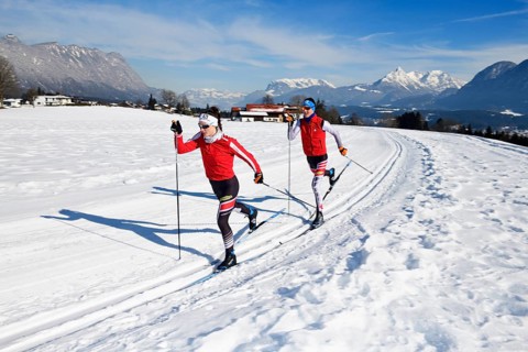 Cross-country skiers
