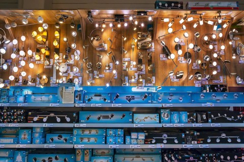 Lamps department