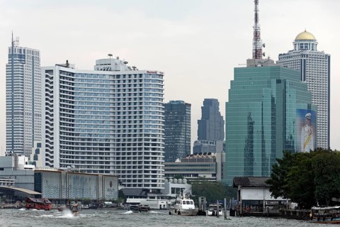 Skyline on the Mae Nam Chao Phraya River