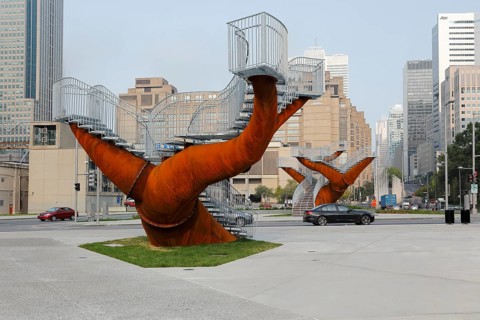 Steel sculpture