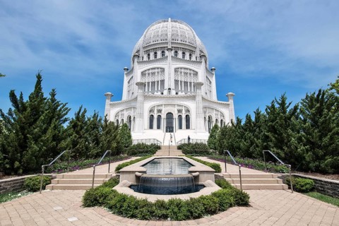 Sacral building The Bahai House of Worship