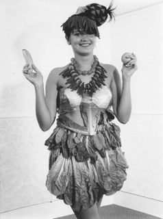 Dress from vegetables