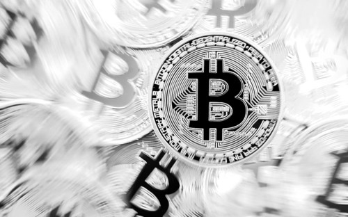 Symbol image turbulence stock market crash digital currency