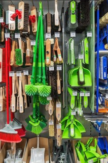 Brooms and brushes