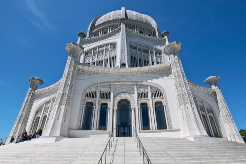 Sacral building The Bahai House of Worship