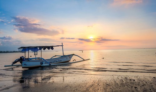 Sunset on the beach
