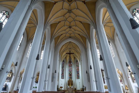 Late Gothic interior of the 15th century