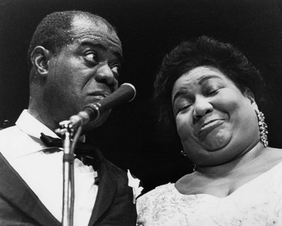 Louis Armstrong and singer