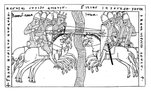 The impending collision of Henry IV with his son Henry