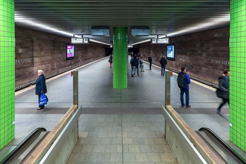 Subway station Weisser Turm