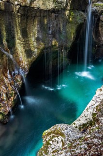 River course in Soca Canyon