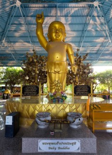 Baby Buddha in Wat Pa Thamma Utthayan