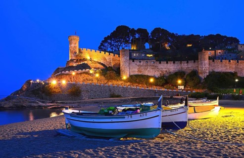 Fishing boats on the beach