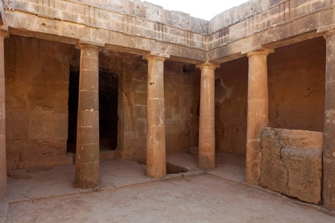 Archaeological excavation site