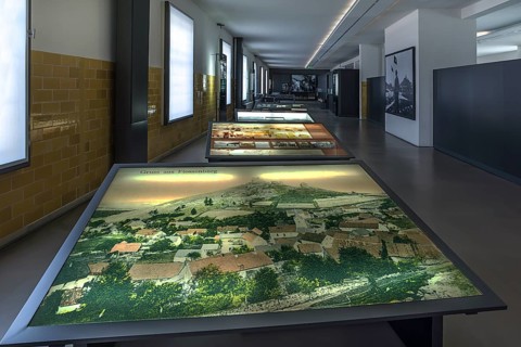 Exhibition room in the former laundry
