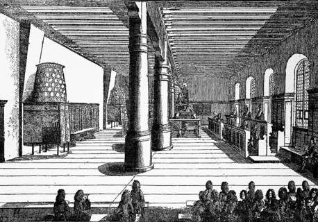 Disputation in the theological lecture hall