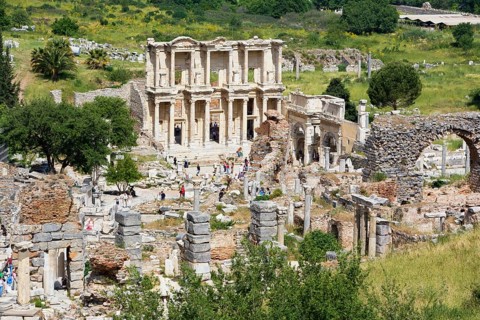 Ruins of Library of Celsus