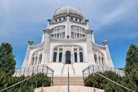 Sacral building The Bahai House of Worship