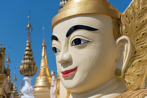 Nat spirit statue at Shwedagon Pagoda