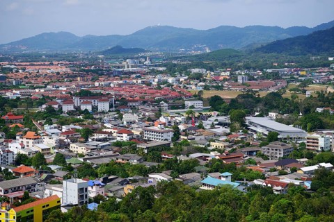 View over Phuket Town