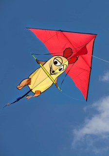 Kite with the Show with the mouse figure