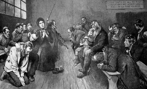 Prayer and silent worship of The Salvation Army