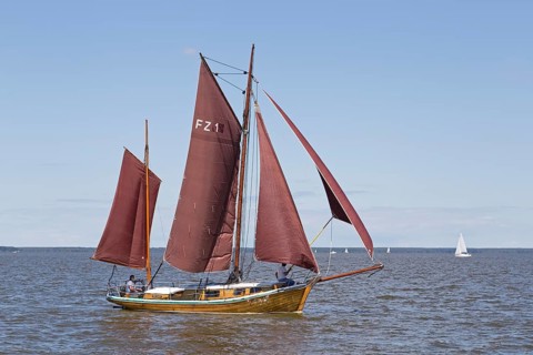 Zeesboot on Saaler Bodden