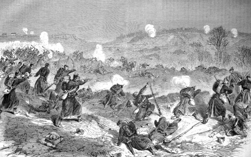 Expulsion of the French from the Heights at Villiers by the 3rd Battalion of the Royal Saxon Infantry Regiment No.106 on November 30th