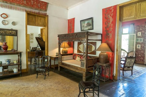 Interior of the historical colonial villa Eureka House