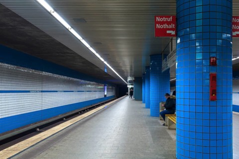 Subway station Frankenstrasse