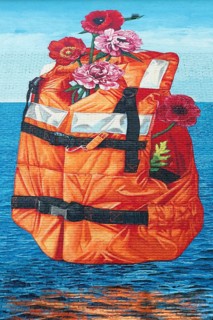 Flowered lifejacket